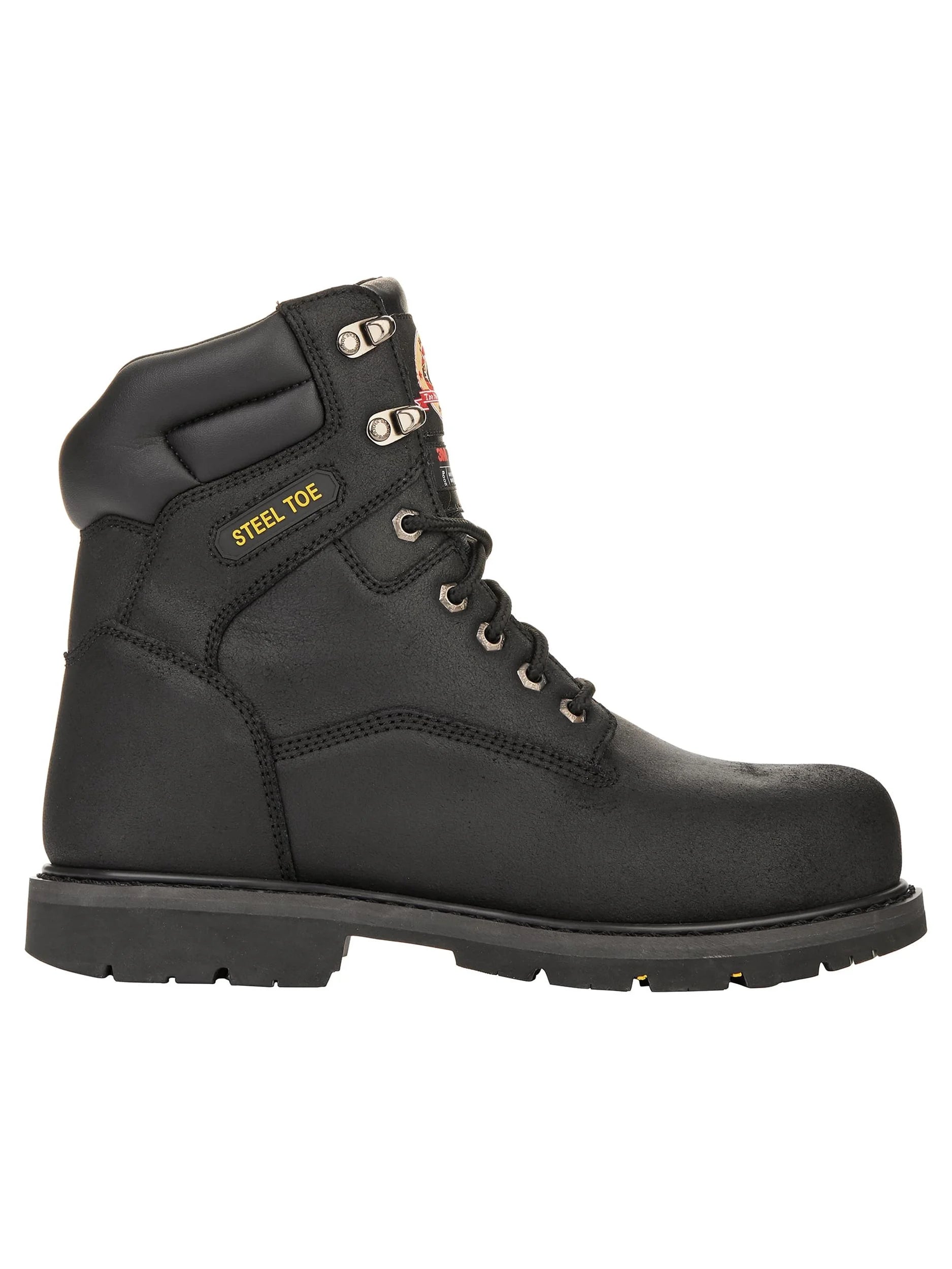 Mens Iron Tough II 8" Steel Toe Work Boots