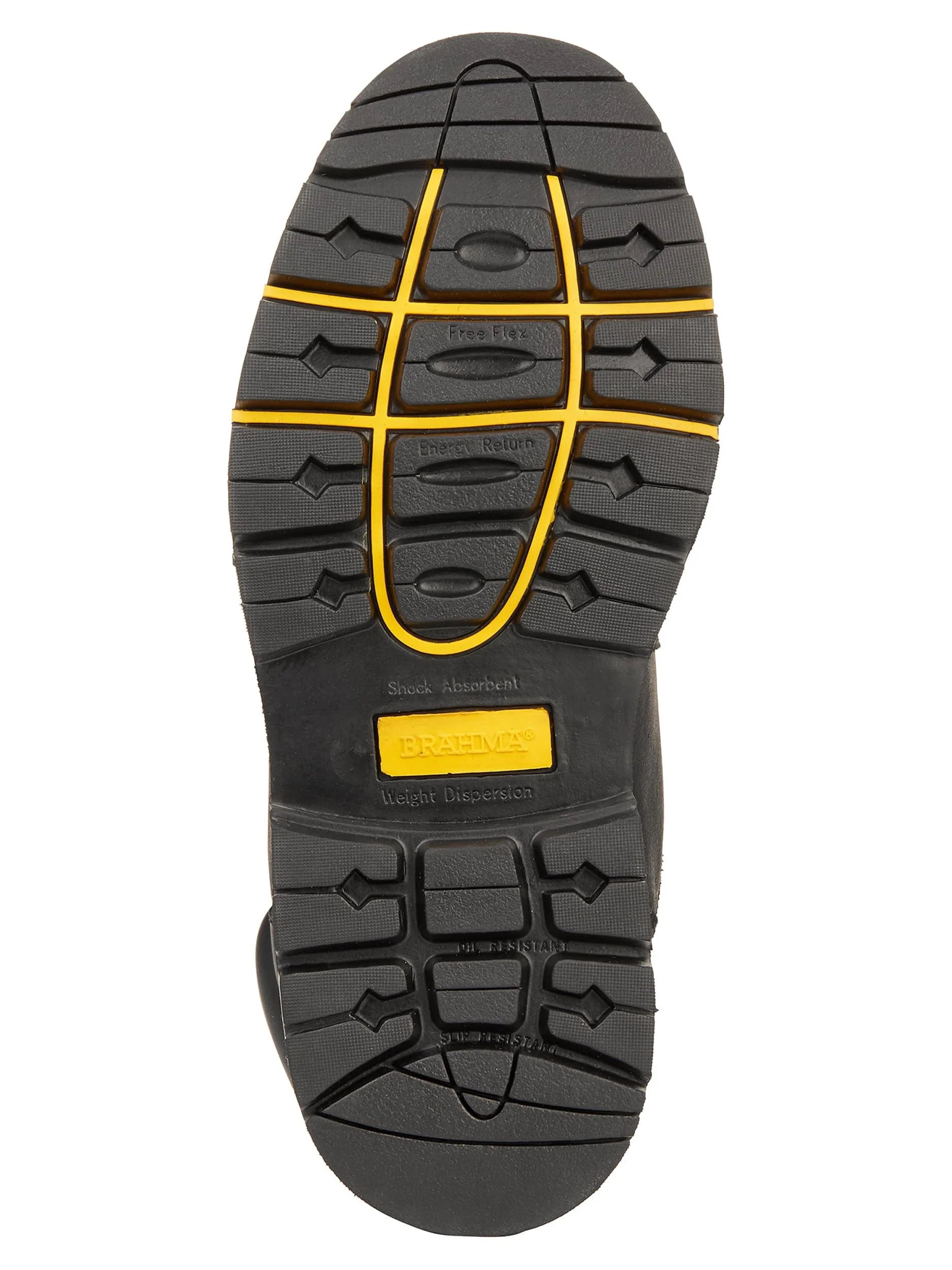 Mens Iron Tough II 8" Steel Toe Work Boots