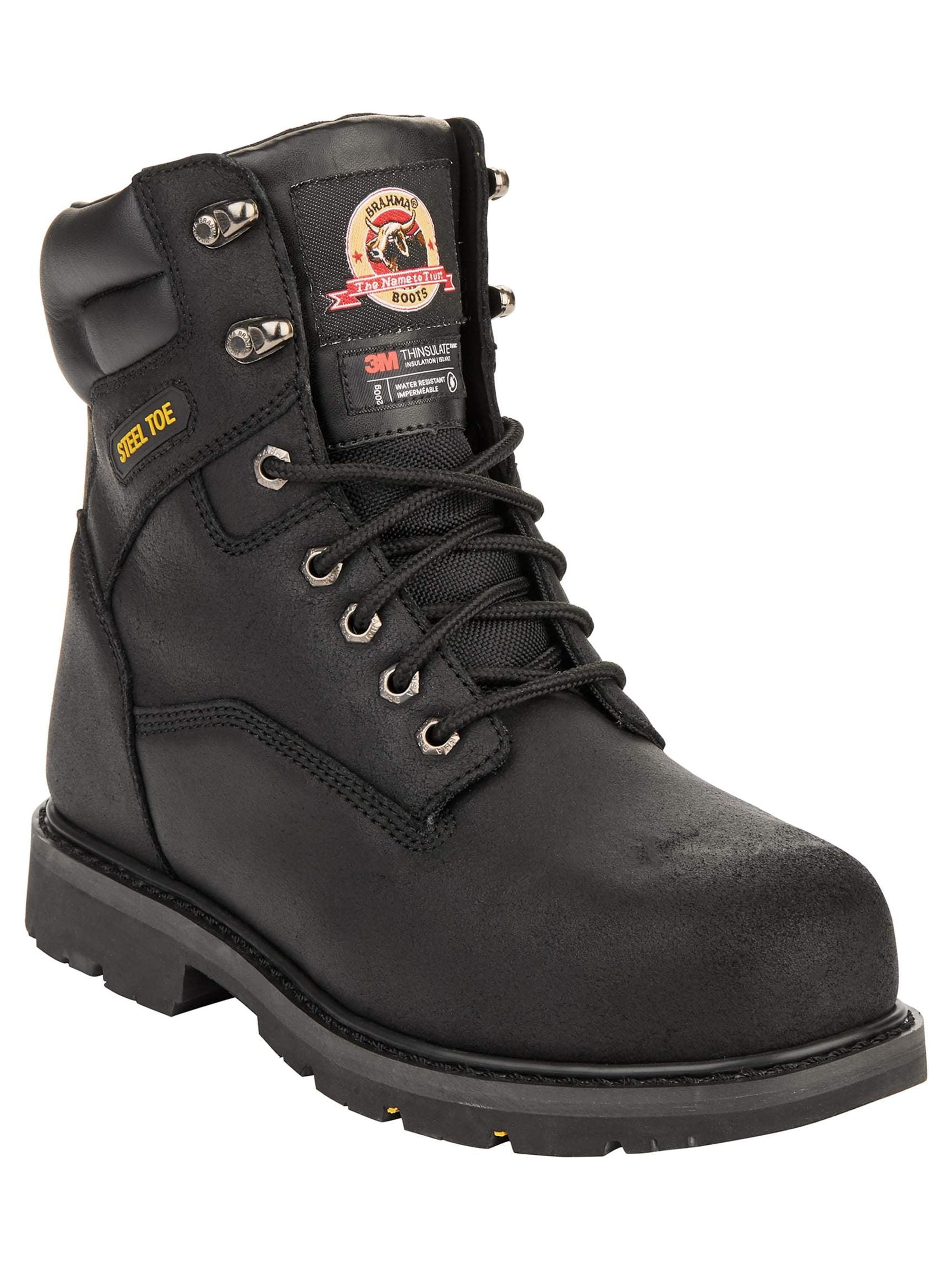 Mens Iron Tough II 8" Steel Toe Work Boots